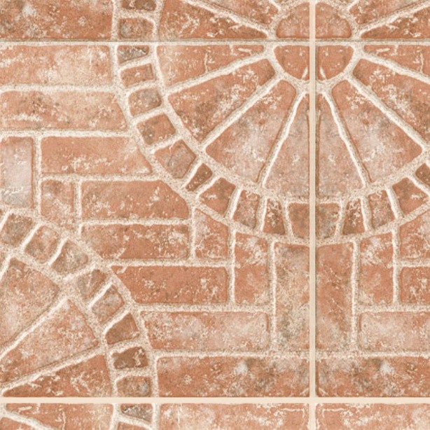 Textures   -   ARCHITECTURE   -   PAVING OUTDOOR   -   Terracotta   -   Blocks mixed  - Paving cotto mixed size texture seamless 06636 - HR Full resolution preview demo