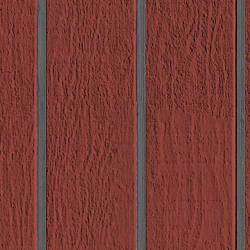 Textures   -   ARCHITECTURE   -   WOOD PLANKS   -   Wood fence  - Red painted wood fence texture seamless 09449 - HR Full resolution preview demo