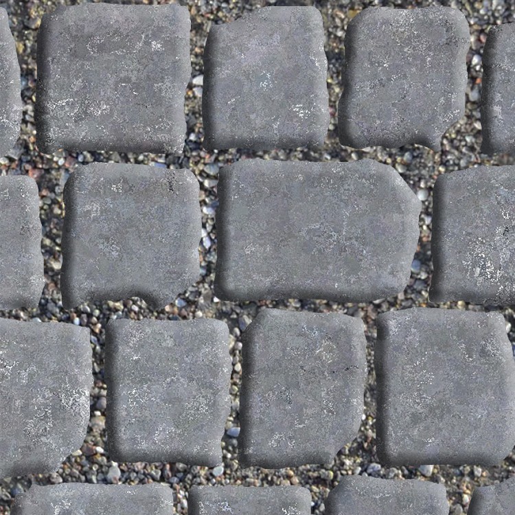 Textures   -   ARCHITECTURE   -   ROADS   -   Paving streets   -   Cobblestone  - Street paving cobblestone texture seamless 07403 - HR Full resolution preview demo