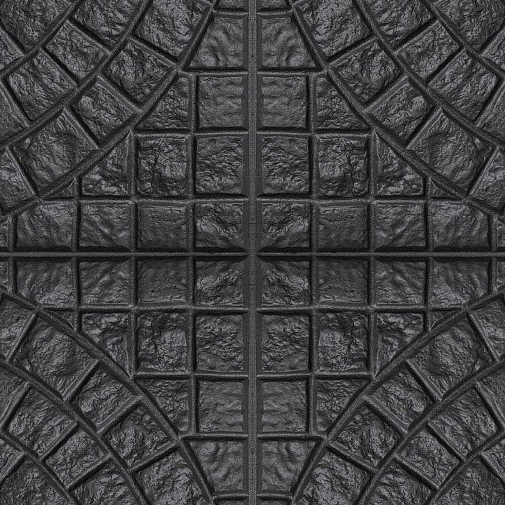 Textures   -   ARCHITECTURE   -   PAVING OUTDOOR   -   Concrete   -   Blocks mixed  - Painted concrete paving outdoor texture seamless 20750 - HR Full resolution preview demo