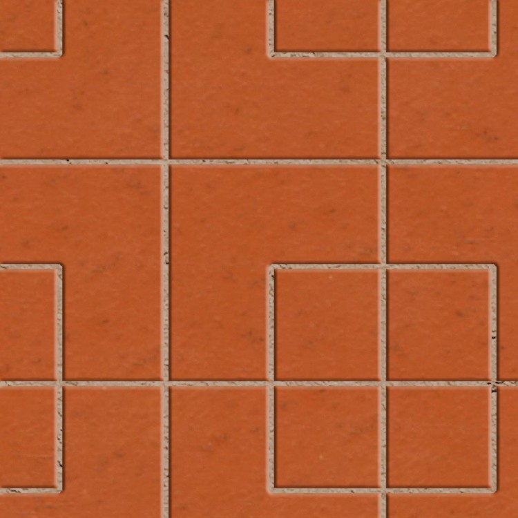 Textures   -   ARCHITECTURE   -   PAVING OUTDOOR   -   Terracotta   -   Blocks regular  - Cotto paving outdoor regular blocks texture seamless 06710 - HR Full resolution preview demo