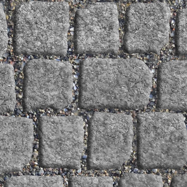 Textures   -   ARCHITECTURE   -   ROADS   -   Paving streets   -   Cobblestone  - Street paving cobblestone texture seamless 07405 - HR Full resolution preview demo