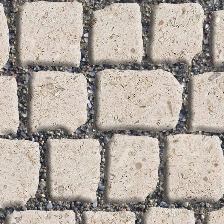 Textures   -   ARCHITECTURE   -   ROADS   -   Paving streets   -   Cobblestone  - Street paving cobblestone texture seamless 07406 - HR Full resolution preview demo