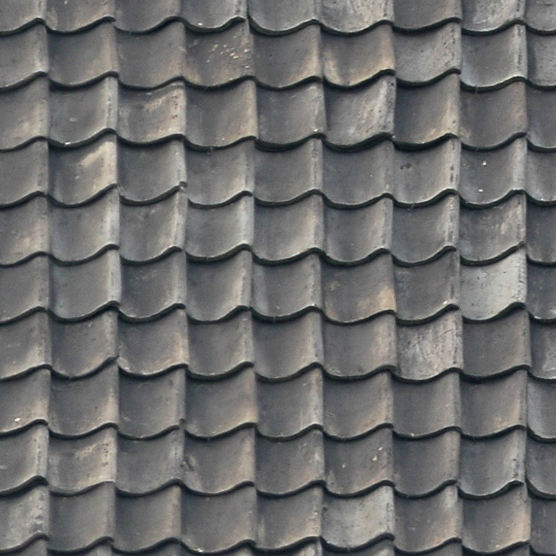 Textures   -   ARCHITECTURE   -   ROOFINGS   -   Clay roofs  - Old clay roofing texture seamless 03414 - HR Full resolution preview demo