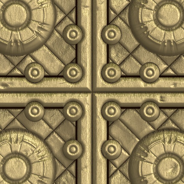 Textures   -   MATERIALS   -   METALS   -   Panels  - Brass metal panel texture seamless 10467 - HR Full resolution preview demo