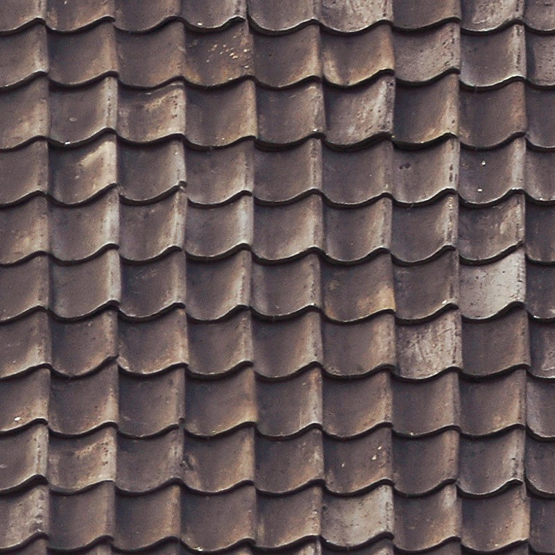 Textures   -   ARCHITECTURE   -   ROOFINGS   -   Clay roofs  - Old clay roofing texture seamless 03416 - HR Full resolution preview demo