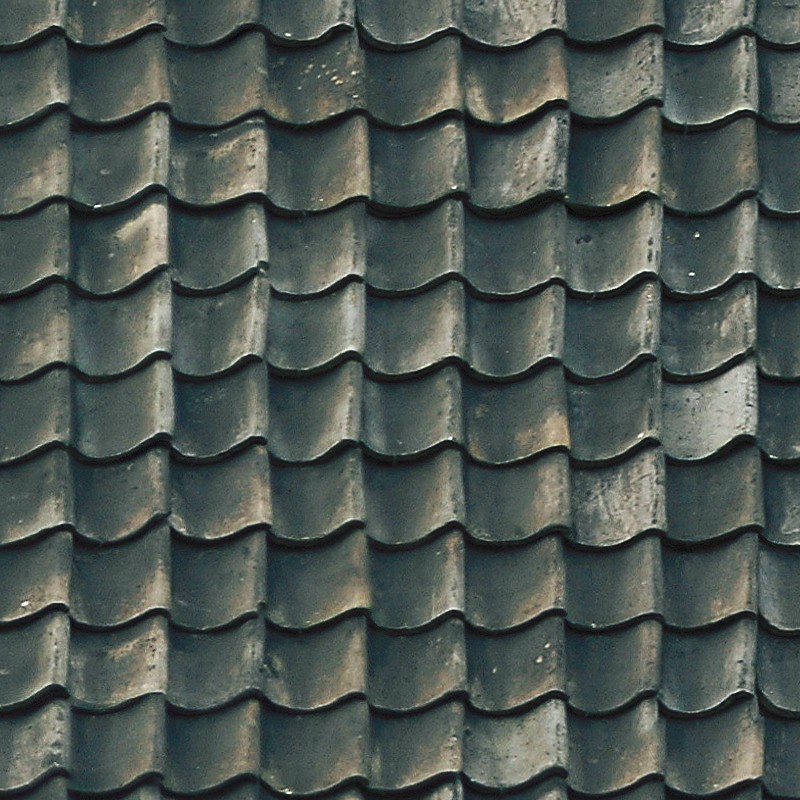 Textures   -   ARCHITECTURE   -   ROOFINGS   -   Clay roofs  - Old clay roofing texture seamless 03417 - HR Full resolution preview demo