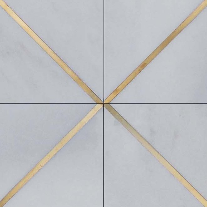 Textures   -   ARCHITECTURE   -   TILES INTERIOR   -   Marble tiles   -   White  - Geometric pattern white marble floor tile texture seamless 19335 - HR Full resolution preview demo