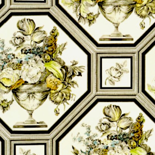 Textures   -   MATERIALS   -   WALLPAPER   -   Floral  - Floral wallpaper texture seamless 11061 - HR Full resolution preview demo