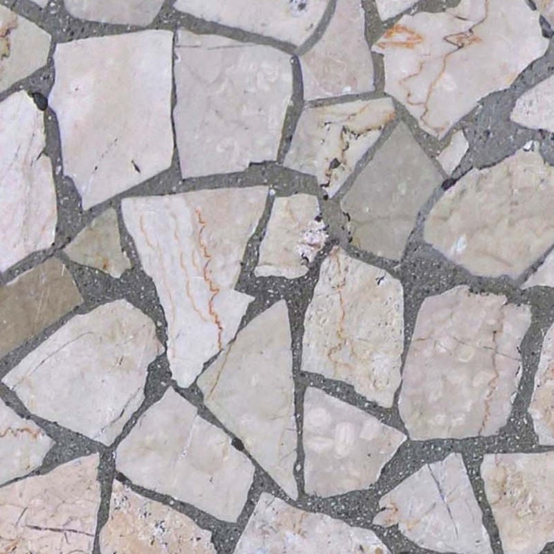 Textures   -   ARCHITECTURE   -   PAVING OUTDOOR   -   Marble  - Sidewalk mixed marble paving outdoor texture seamless 19811 - HR Full resolution preview demo