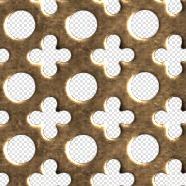 Bronze perforated metal texture seamless 10553