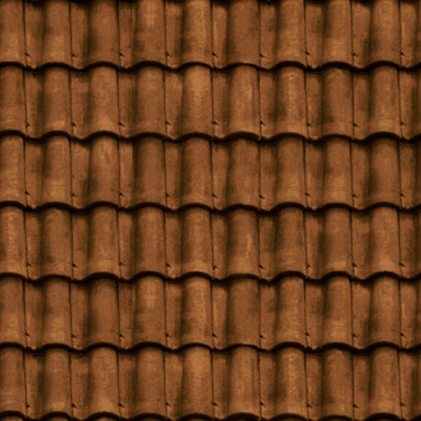 Clay Roofing Texture Seamless 03421