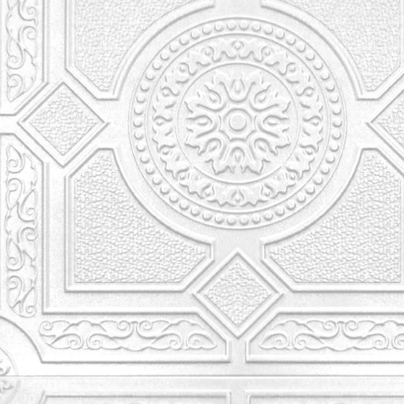 Textures   -   ARCHITECTURE   -   DECORATIVE PANELS   -   3D Wall panels   -   White panels  - White interior ceiling tiles panel texture seamless 03010 - HR Full resolution preview demo