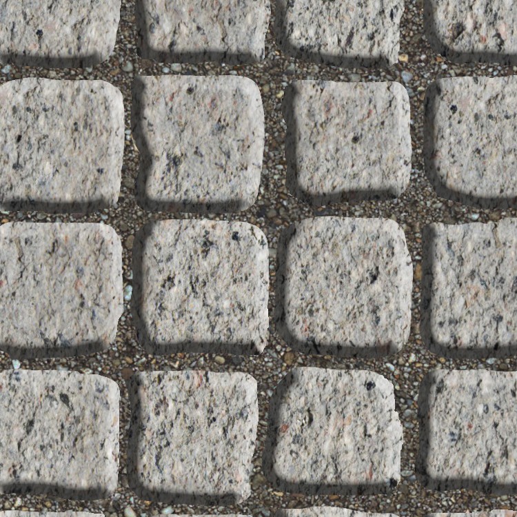 Textures   -   ARCHITECTURE   -   ROADS   -   Paving streets   -   Cobblestone  - Street paving cobblestone texture seamless 07419 - HR Full resolution preview demo