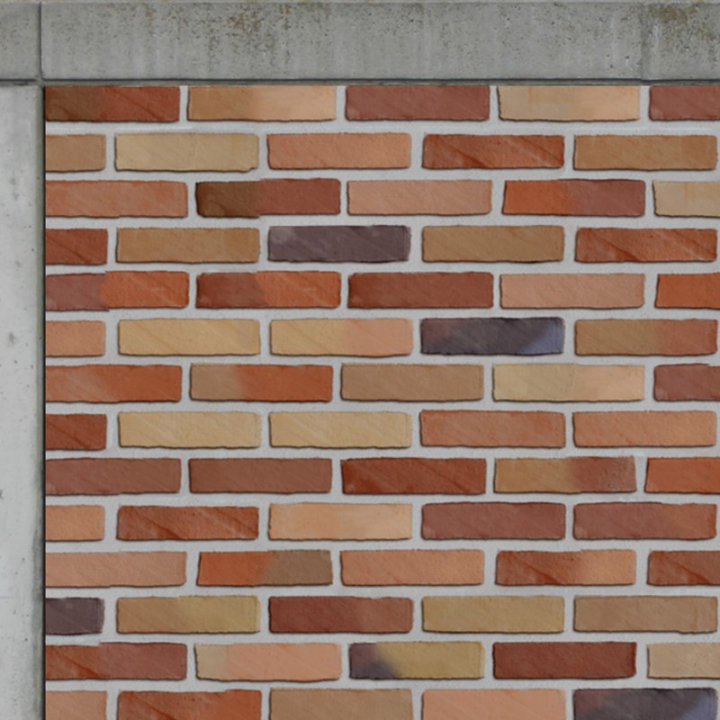 Wall facing smooth bricks texture seamless 00332