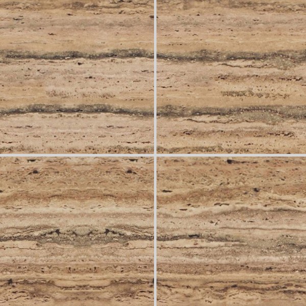 Textures   -   ARCHITECTURE   -   TILES INTERIOR   -   Marble tiles   -   Travertine  - Walnut travertine floor tile texture seamless 14750 - HR Full resolution preview demo