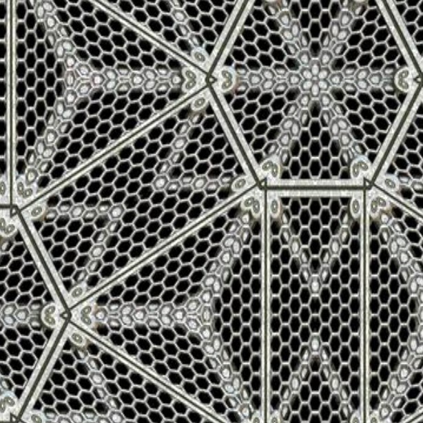 Textures   -   MATERIALS   -   METALS   -   Perforated  - Iron industrial perforate metal texture seamless 10566 - HR Full resolution preview demo