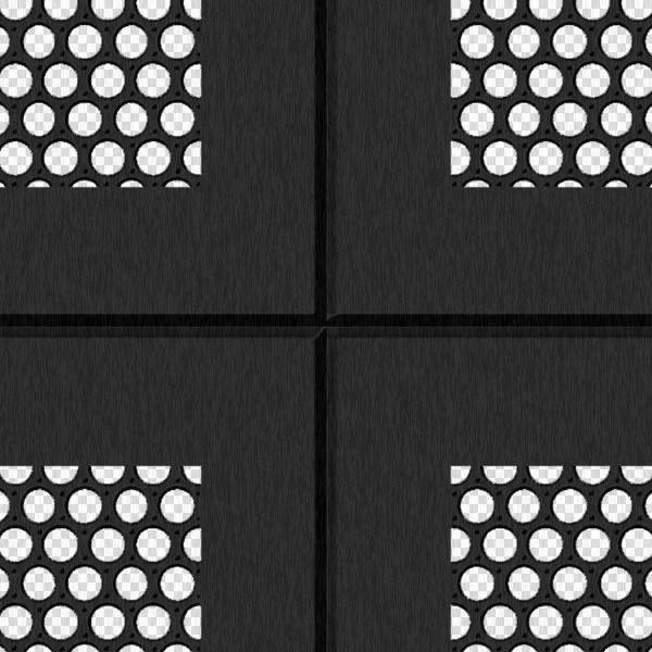 Black Ceiling Perforated Metal Texture Seamless 10570