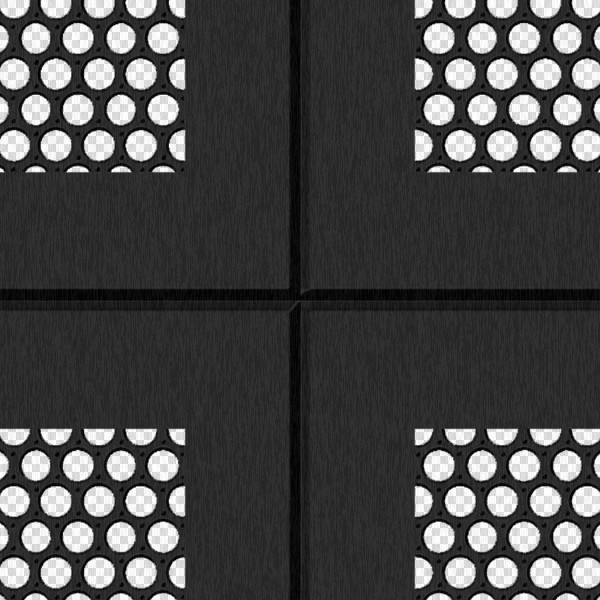 Black Ceiling Perforated Metal Texture Seamless 10570