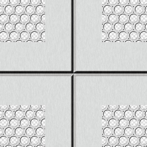 White Ceiling Perforated Metal Texture Seamless 10572