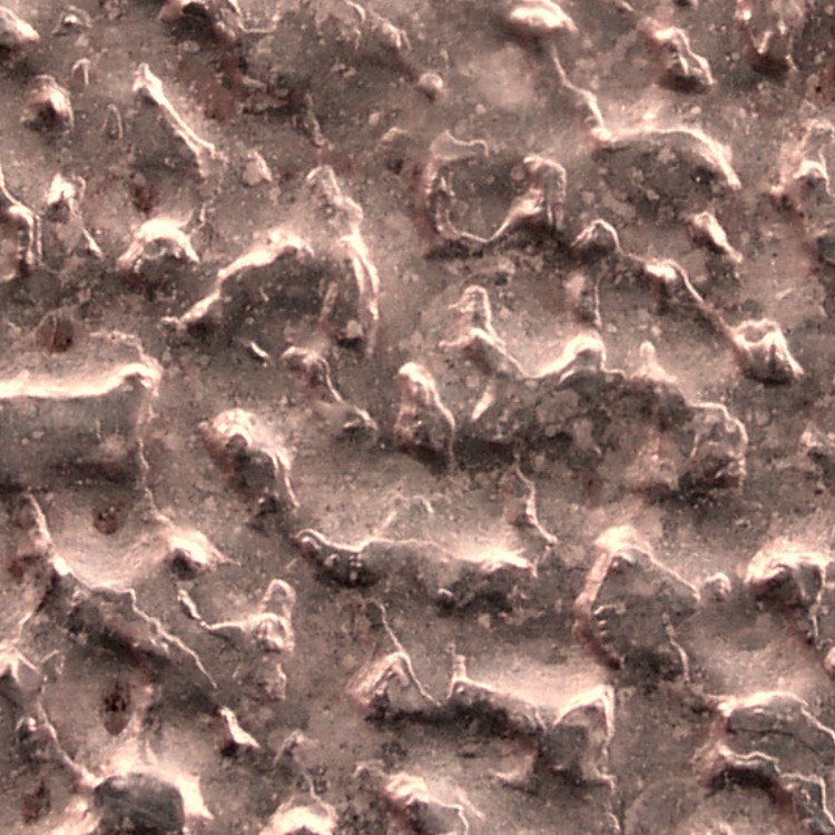 Textures   -   MATERIALS   -   METALS   -   Plates  - Copper embossing metal plate texture seamless 10687 - HR Full resolution preview demo