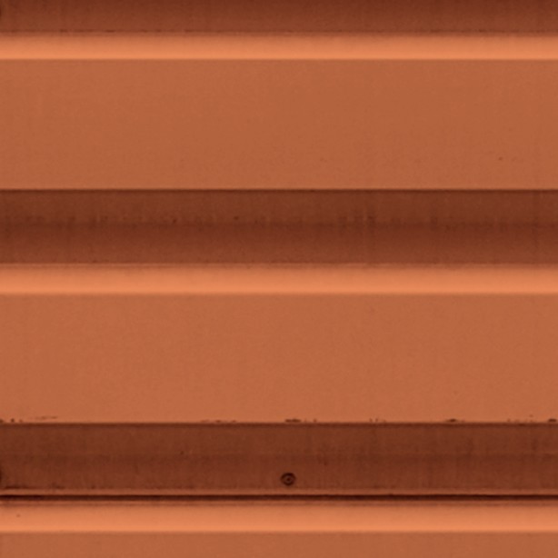 Textures   -   MATERIALS   -   METALS   -   Corrugated  - Orange painted corrugated metal texture seamless 10031 - HR Full resolution preview demo