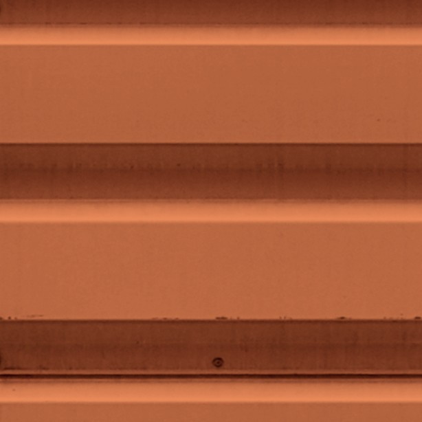 Textures   -   MATERIALS   -   METALS   -   Corrugated  - Orange painted corrugated metal texture seamless 10031 - HR Full resolution preview demo