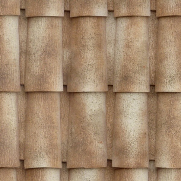 Clay Roof Tile King Casale Senese Texture Seamless 03456