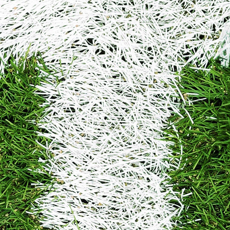 Textures   -   NATURE ELEMENTS   -   VEGETATION   -   Green grass  - Green synthetic grass sports field with white line texture seamless 18711 - HR Full resolution preview demo