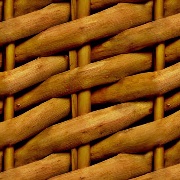 Textures   -   NATURE ELEMENTS   -   RATTAN &amp; WICKER  - Wicker woven basket texture seamless 12595 - HR Full resolution preview demo