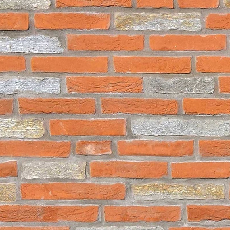 Textures   -   ARCHITECTURE   -   BRICKS   -   Old bricks  - Recycled mixed bricks texture seamless 20477 - HR Full resolution preview demo