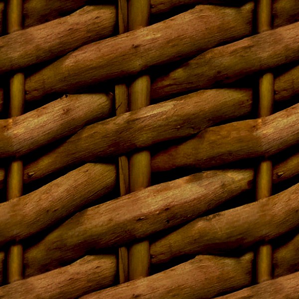 Textures   -   NATURE ELEMENTS   -   RATTAN &amp; WICKER  - Wicker woven basket texture seamless 12596 - HR Full resolution preview demo
