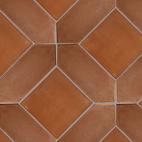 Textures   -   ARCHITECTURE   -   TILES INTERIOR   -   Terracotta tiles  - Spanish terracotta rustic tile texture seamless 17128 - HR Full resolution preview demo