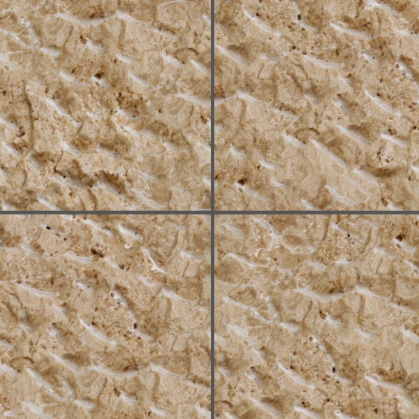 Textures   -   ARCHITECTURE   -   TILES INTERIOR   -   Marble tiles   -   Travertine  - Worked travertine wall tile texture seamless 14792 - HR Full resolution preview demo