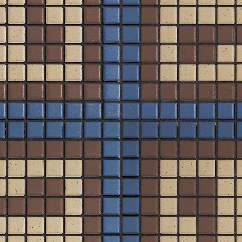 Textures   -   ARCHITECTURE   -   TILES INTERIOR   -   Mosaico   -   Classic format   -   Patterned  - Mosaico patterned tiles texture seamless 15161 - HR Full resolution preview demo