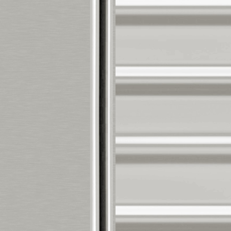 Textures   -   MATERIALS   -   METALS   -   Facades claddings  - White metal facade cladding texture seamless 10240 - HR Full resolution preview demo