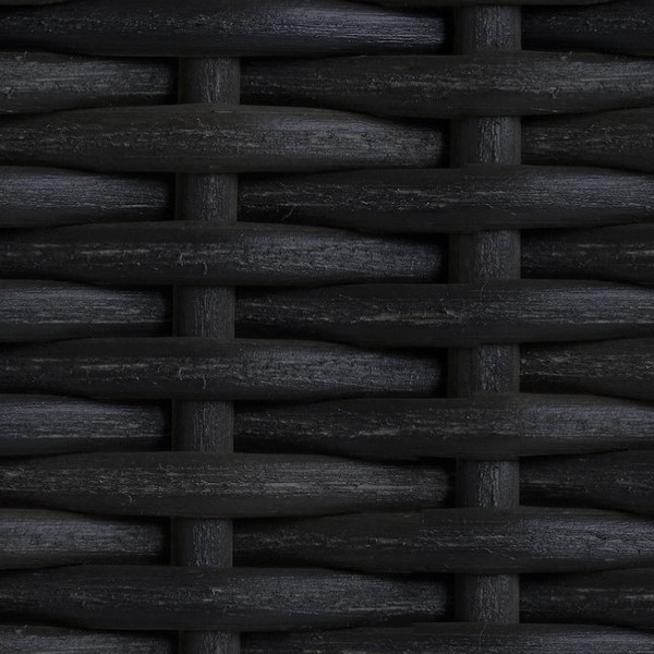 Textures   -   NATURE ELEMENTS   -   RATTAN &amp; WICKER  - Black wicker texture seamless 12617 - HR Full resolution preview demo