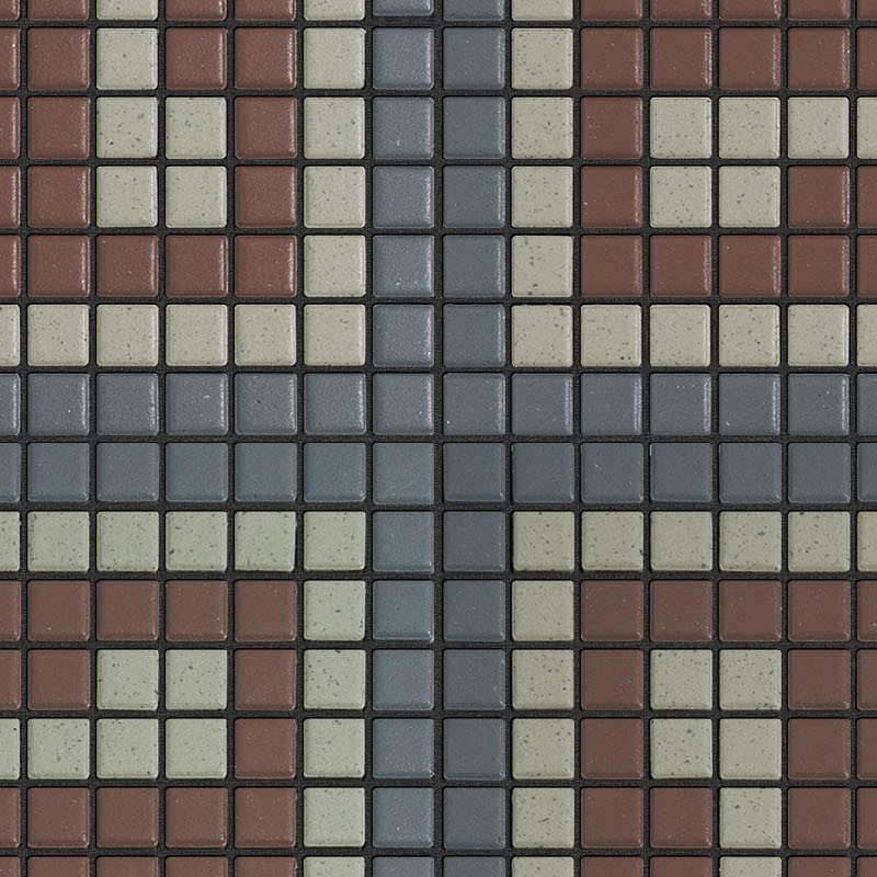 Textures   -   ARCHITECTURE   -   TILES INTERIOR   -   Mosaico   -   Classic format   -   Patterned  - Mosaico patterned tiles texture seamless 15173 - HR Full resolution preview demo
