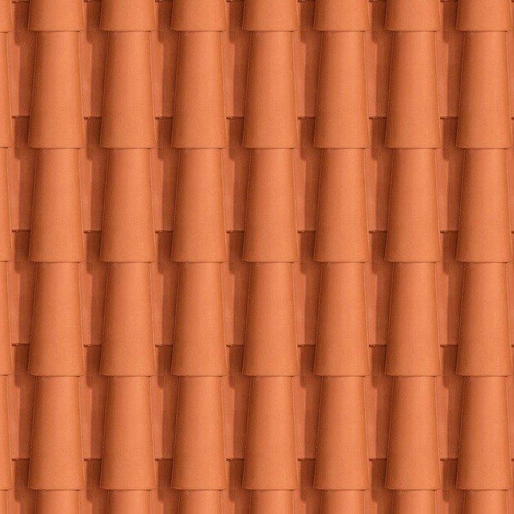 Textures   -   ARCHITECTURE   -   ROOFINGS   -   Clay roofs  - Terracotta roof tile texture seamless 03489 - HR Full resolution preview demo