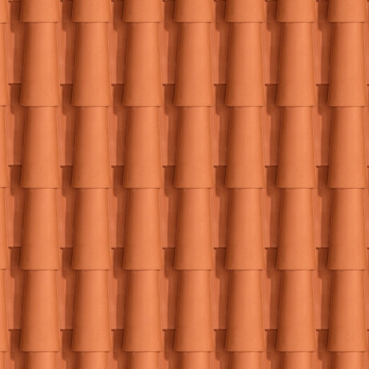 Textures   -   ARCHITECTURE   -   ROOFINGS   -   Clay roofs  - Terracotta roof tile texture seamless 03489 - HR Full resolution preview demo