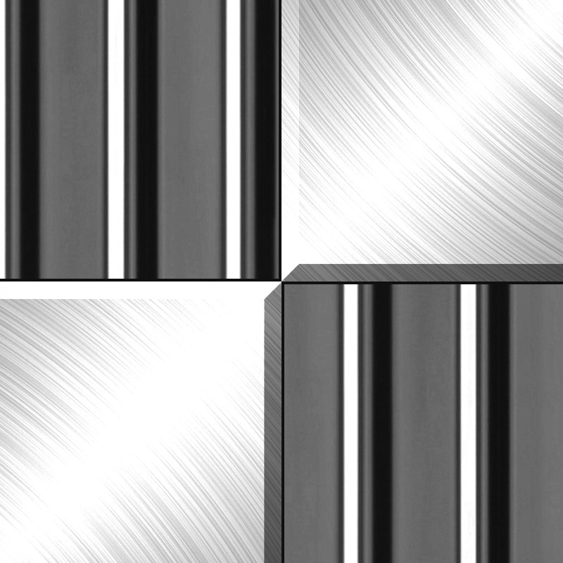 Textures   -   MATERIALS   -   METALS   -   Facades claddings  - Stainless metal facade cladding texture seamless 10252 - HR Full resolution preview demo
