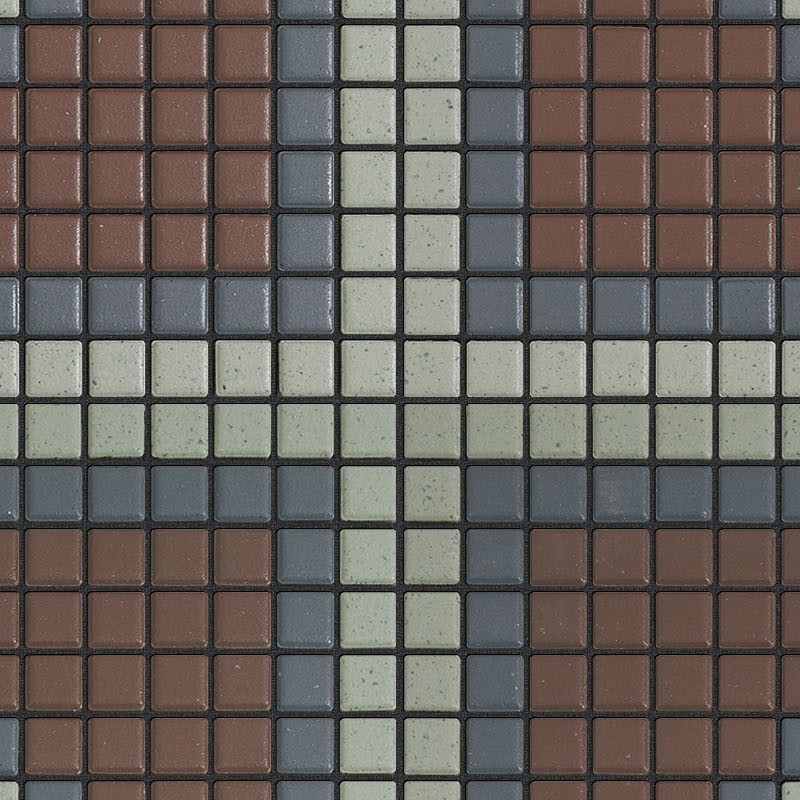 Textures   -   ARCHITECTURE   -   TILES INTERIOR   -   Mosaico   -   Classic format   -   Patterned  - Mosaico patterned tiles texture seamless 15181 - HR Full resolution preview demo