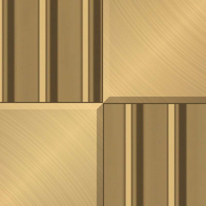 Textures   -   MATERIALS   -   METALS   -   Facades claddings  - Gold metal facade cladding texture seamless 10255 - HR Full resolution preview demo