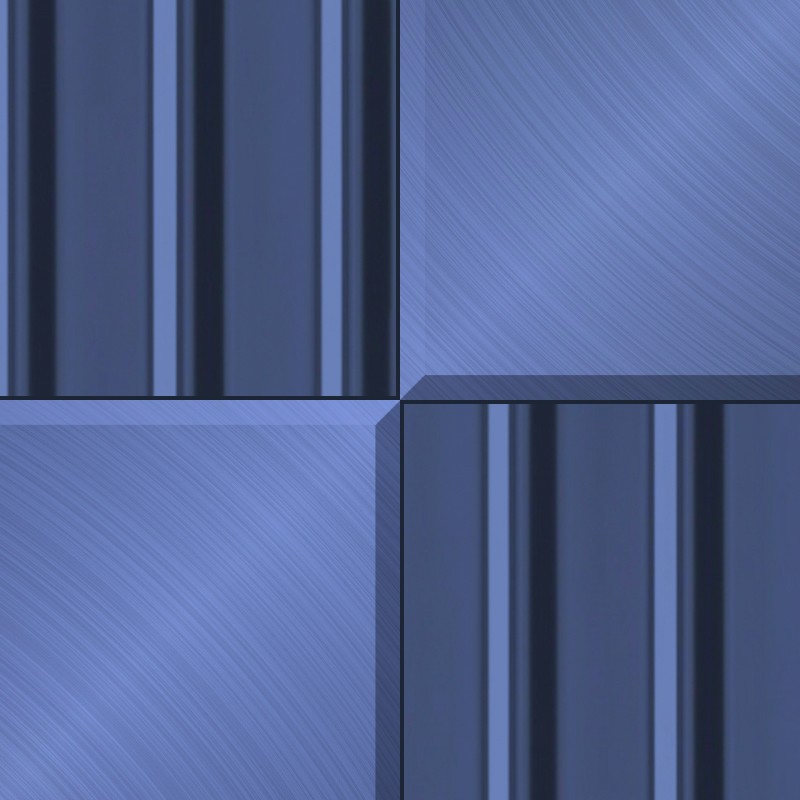 Textures   -   MATERIALS   -   METALS   -   Facades claddings  - Blue metal facade cladding texture seamless 10256 - HR Full resolution preview demo