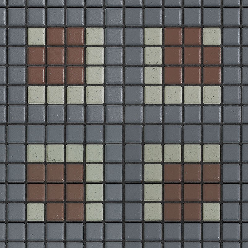 Textures   -   ARCHITECTURE   -   TILES INTERIOR   -   Mosaico   -   Classic format   -   Patterned  - Mosaico patterned tiles texture seamless 15184 - HR Full resolution preview demo