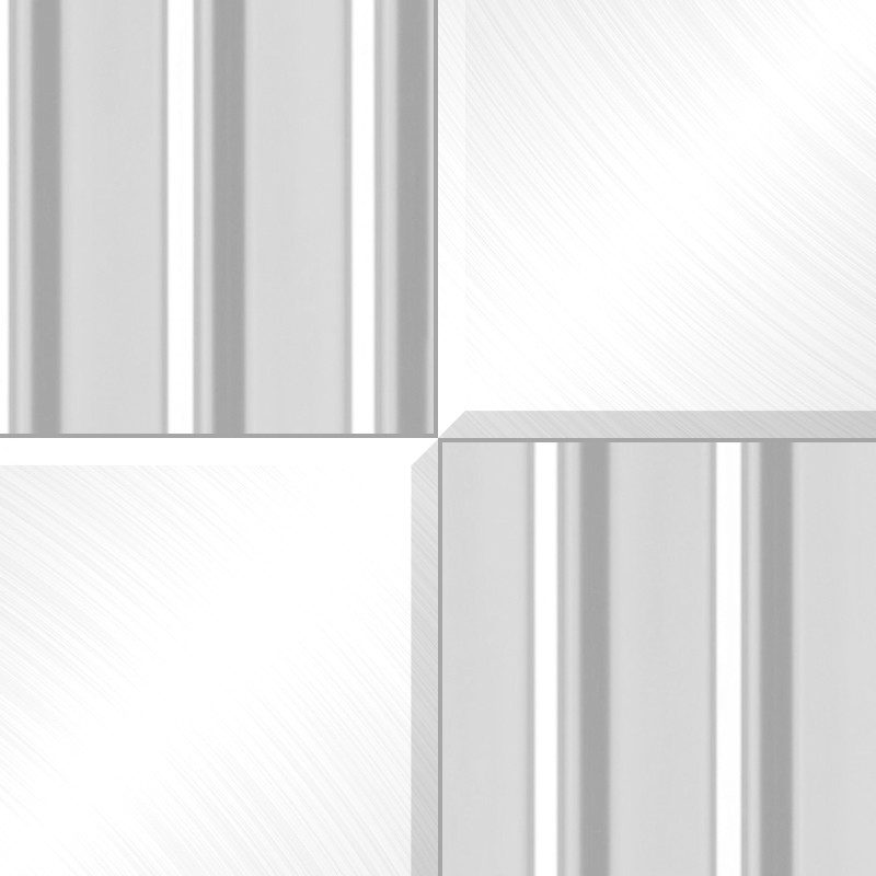Textures   -   MATERIALS   -   METALS   -   Facades claddings  - White metal facade cladding texture seamless 10257 - HR Full resolution preview demo