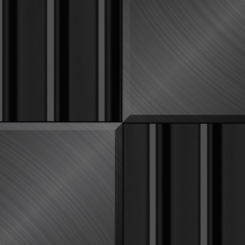 Textures   -   MATERIALS   -   METALS   -   Facades claddings  - Black metal facade cladding texture seamless 10260 - HR Full resolution preview demo