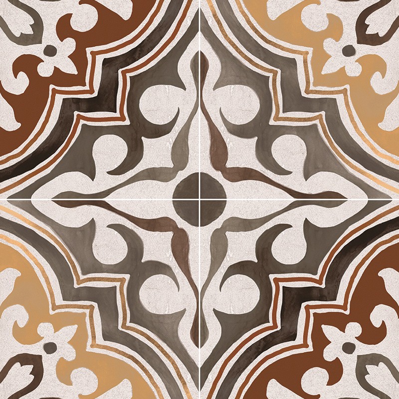Textures   -   ARCHITECTURE   -   TILES INTERIOR   -   Cement - Encaustic   -   Encaustic  - Traditional encaustic cement ornate tile texture seamless 13597 - HR Full resolution preview demo