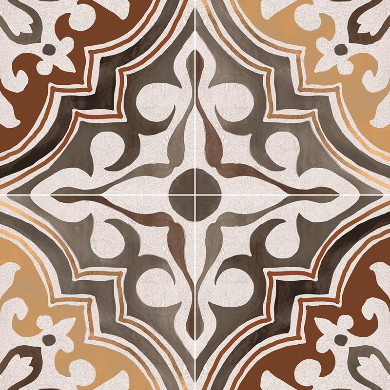 Textures   -   ARCHITECTURE   -   TILES INTERIOR   -   Cement - Encaustic   -   Encaustic  - Traditional encaustic cement ornate tile texture seamless 13598 - HR Full resolution preview demo