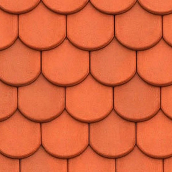 Meursault Shingles Clay Roof Tile Texture Seamless 03504